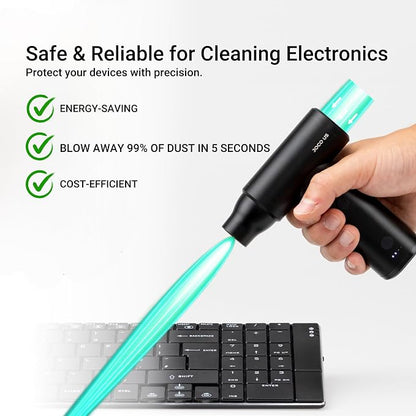 2025 Upgraded Metal Compressed Air Duster and Vacuum Cleaner 8-in1 Replaced Can - Image 3