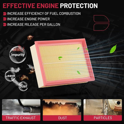 BDFHYK CA10092 Engine Air Filter Compatible - Image 3