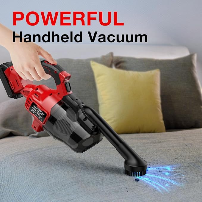 Cordless Vacuum Cleaner for Milwaukee 18V Battery, Handheld Vacuum Cleaner for - Image 4