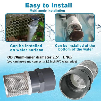 2.5 inch Stainless Steel Filter DN65/2.5" Suction Strainers Used to Remove - Image 4