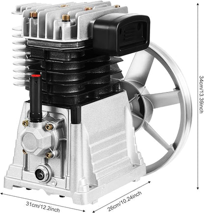 Air Compressor Pump Head, Twin Cylinder Air Compressor Head - Image 2