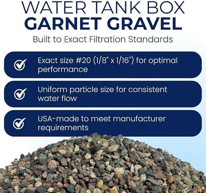 IPW Industries Inc., 5lbs. Water Tank Box Garnet Gravel - Image 3
