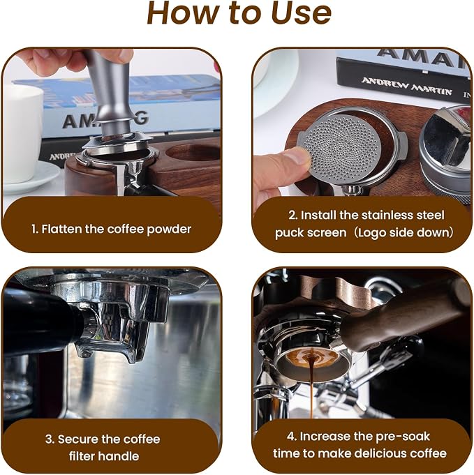 2Pack Stainless Steel Espress Puck Screen - Image 3
