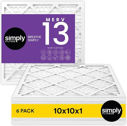 Simply 24x24x1 Air Filter, MERV 13, 6 Pack, - Image 2
