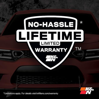 K&N Engine Air Filter: Increase Power & Acceleration, Replacement Car Air - Image 8