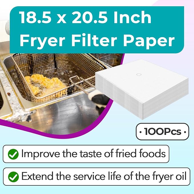 100 Pcs Fryer Filter Paper Envelope Style - Image 2