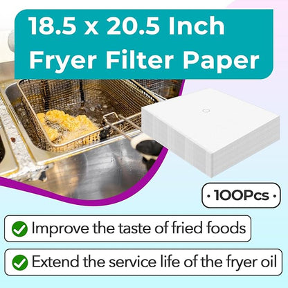 100 Pcs Fryer Filter Paper Envelope Style - Image 2