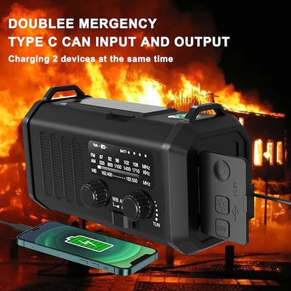 Gifts for Men Husband Dad Valentines Day, Emergency Hand Crank NOAA Weather - Image 7