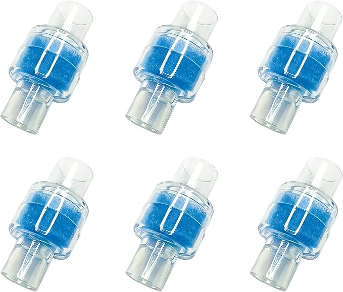 6 Pack Universal Heat Moisture Exchanger/Exchange Filter Replacement by Unknown