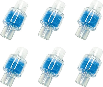 6 Pack Universal Heat Moisture Exchanger/Exchange Filter Replacement by Unknown