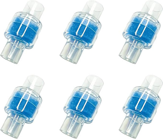 6 Pack Universal Heat Moisture Exchanger/Exchange Filter Replacement by Unknown