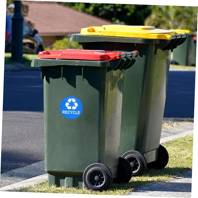 8pcs Garbage Sorting Stickers Waste Recycling Labels - Image 9