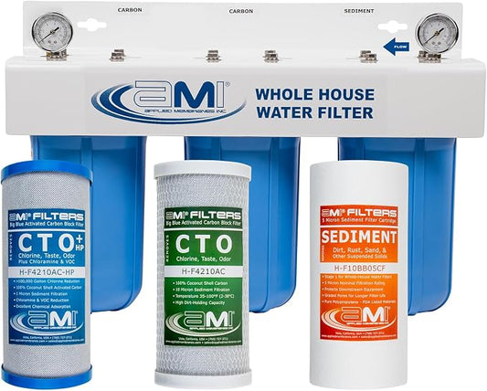 Applied Membranes Inc. 3-Stage Whole-House Water Filter System by AppliedMembranesInc