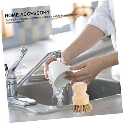 Dish Brush Handle Potato Scrubber Brush Sturdy Bristles - Image 5