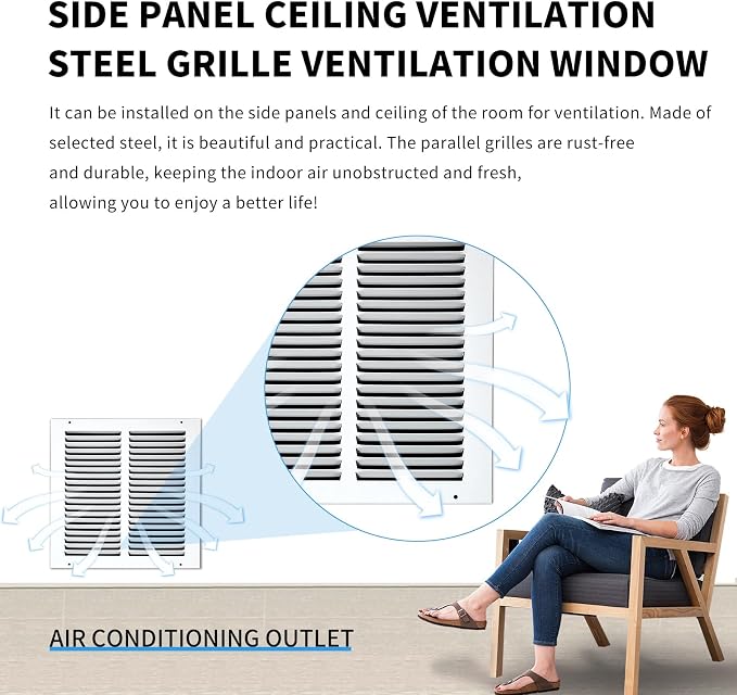 10x10 Vent Cover, Air Return Vent Cover, Flat Vent Cover, Rejillas De Aire - Image 7