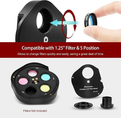 Astromania Filter Wheel for Telescope, Filter Drawer Compatible - Image 3