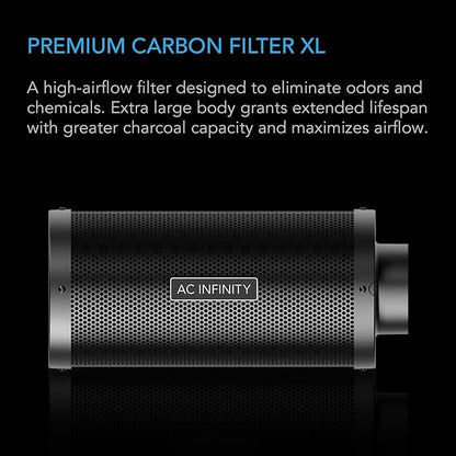AC Infinity Air Carbon Filter XL 4", - Image 2