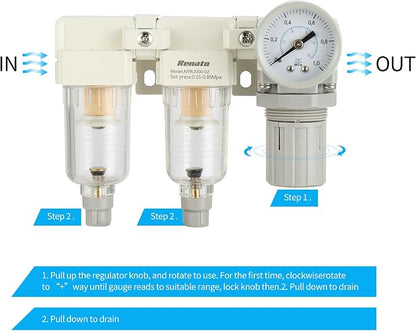 1/4" NPT Three Stage Air Drying System - Image 3