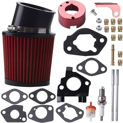 Air Filter Adapter Jet Kit for Predator 301cc 420cc 11hp 13hp 15hp GX340 GX390 by MRELC