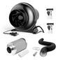 InfiniPower 4 Inch 195 CFM Inline Ventilation Fan 4" Air Carbon Filter by InfiniPower