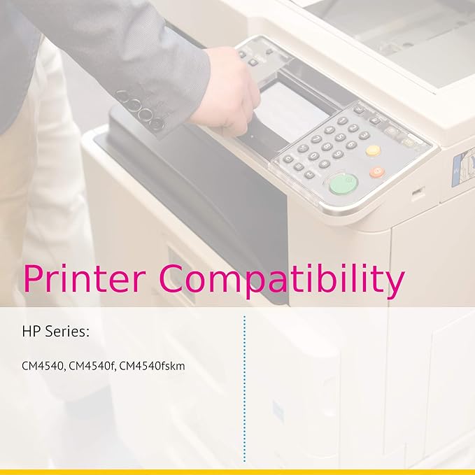 CS Replacement Toner Cartridge Compatible with HP CM4540fskm CE264X Black 646X Color CM4540 Color Enterprise CM4540fskm MFP CM4540 MFP CM4540f 2 Set