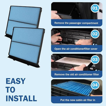 2PCS Cabin Air Filter Accessories Compatible - Image 6