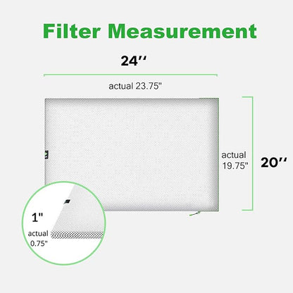 Reair 20x24x1 Air filter, Washable and Reusable Air Filter 20x24x1 - Image 6