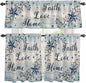 Vintage Farmhouse Kitchen Curtains Set 3 Piece by Unknown