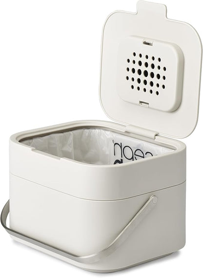 Joseph Joseph Stack Kitchen Food Intelligent Waste Compost Caddy Recycling Bin by JosephJoseph