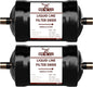2 Pack Buck Single Flow Refrigerant Liquid Line Filter Drier 3/8" ODF Sweat by BuckUSA