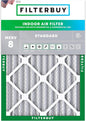 Filterbuy 10x16x2 Air Filter MERV 8 Essential Dust & Allergy Defense, by Filterbuy