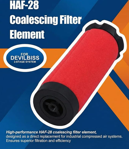 HAF-28 Coalescing Filter Element Replace 190845 Compatible - Image 4