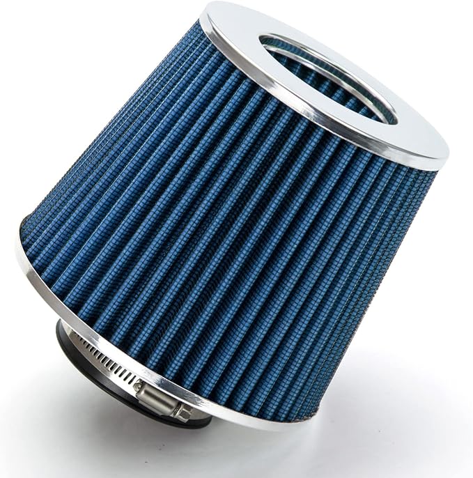 Rtunes Racing Universal Clamp-On Air Filter, Standard Cone, Dry Washable Design by RtunesRacing
