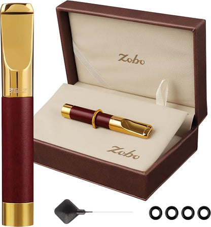 Reusable Washable Cigarette Filter Tips Mouthpiece Handcrafted Solid Wood Metal by ZOBQ