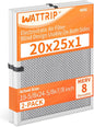 2-Pack 20x25x1 MERV 8 Reusable & Washable Electrostatic Air Filters by BreatheSmartLiveClean