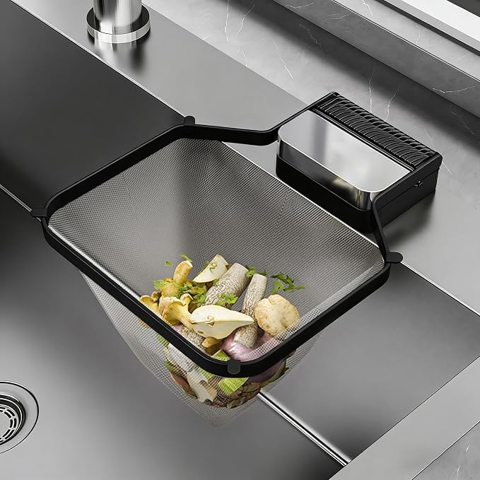 Sink Food Strainer, Suction Cup Drain Basket, Easy Filter - Image 8