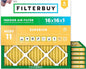 Filterbuy 16x16x1 Air Filter MERV 11 Superior Pet & Allergy Defense, by Filterbuy