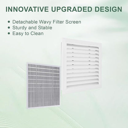 2-Pack Paintable Gable Vents - Image 5