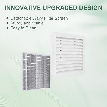 18" X 18" Aluminum Gable Vent - Image 5