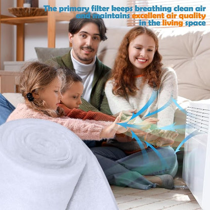 300 x 12 inch Air Vent Filters Polyester Floor Vent Filter Cut to Fit Dust - Image 7