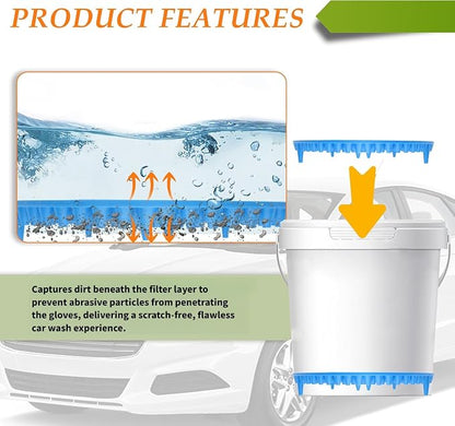 Car Wash Bucket, 10.28 Inch Diameter Car Wash Filter - Image 5