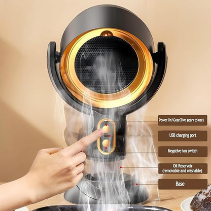 Smoke Fan for Indoor Smoking, High Fan Air Purifier and Odor Eliminator - Image 7