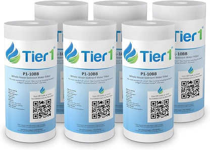 Tier1 1 Micron 10x4.5 Water Filter | Spun Wound Polypropylene Whole House by Tier1