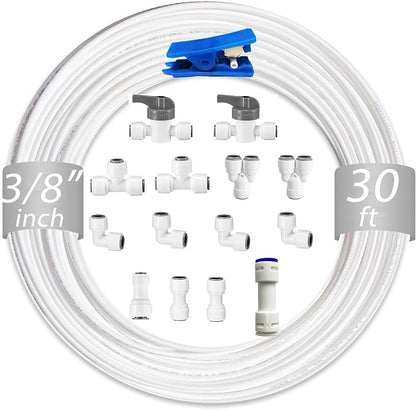 NSF 3/8" inch Water Line Tubing and Push to Connect Fittings by Unknown