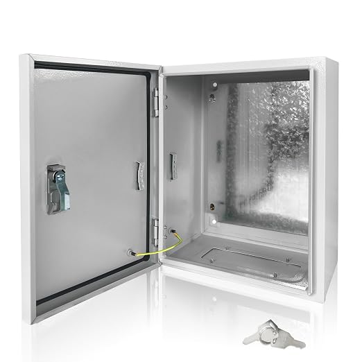 Electrical Box 16 x 12 x 6 Inch Indoor Outdoor Electrical Enclosure Box Steel by Fsehyue