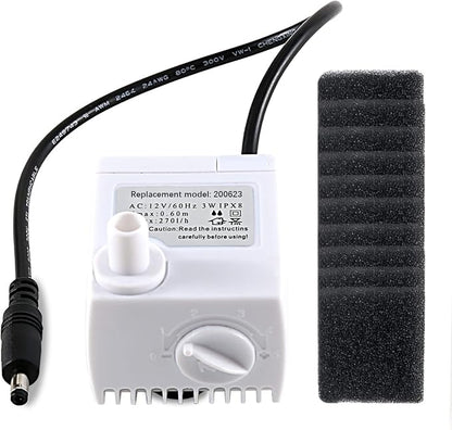 200623 Aero-Garden Pump with 10 Filters, Ultra Quiet Hydroponics Growing System by HORTHERO