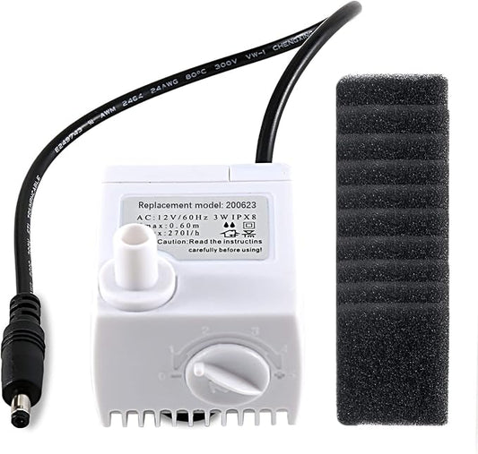 200623 Aero-Garden Pump with 10 Filters, Ultra Quiet Hydroponics Growing System by HORTHERO