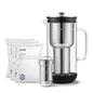 Aarke Purifier Regular 1.18L Glass Pitcher Bundle w/Steel Filter, 3 Enriched + by aarke