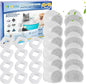 12+12 Pack Cat Water Fountain Filter, Pre-Sponge & Replacement Carbon Filters by MyfatBOSS