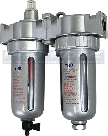 1/2" Compressed air in line Filter & Desiccant air Dryer Combination FLM12 by THB